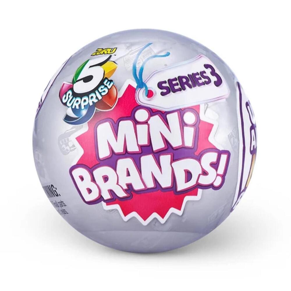 ZURU Mini Brands  Series 3 -MiniBrand Collectibles with 5 Mystery Minis sealed